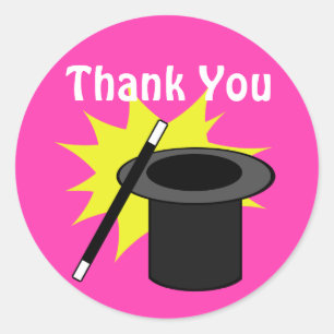 Magic Me Magician's Pet Ronde Sticker