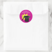 Magic Me Magician's Pet Ronde Sticker (Tas)