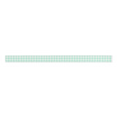 Magic Mint and White Houndstooth Pattetrn Grosgrain Lint (Voorkant)