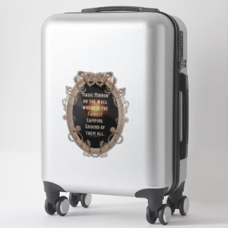 Magic Mirror waar is de rechtvaardigste Campground Sticker