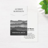 Magic Misty Mountains Black Collier Carte d'affich (Bureau)