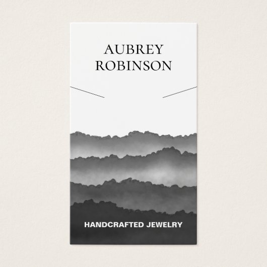Magic Misty Mountains Black Collier Carte d'affich (Devant)