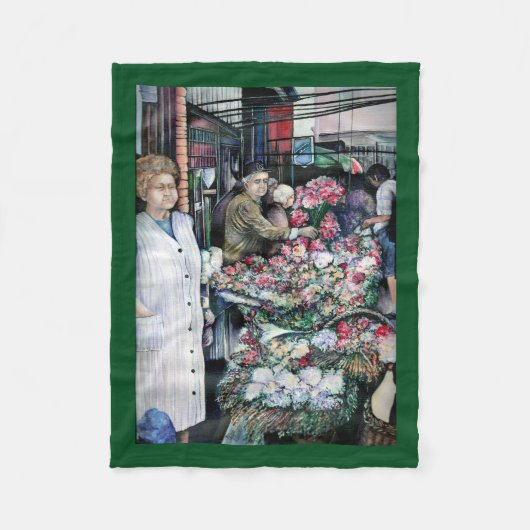 Magic Moment in Misloc Market Fleece Deken (Voorkant)