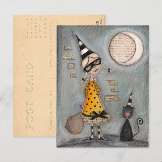 Magic Moon - Carte postale de vacances (Devant / Derrière)