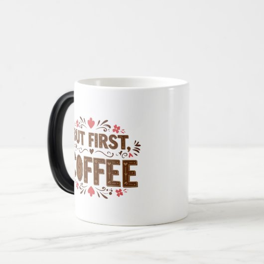 Magic Morphing Mug amateurs de café (Devant gauche)