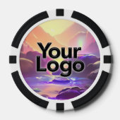 Magic Mountains Poker Party Zakelijk Poker Chips (Voorkant)