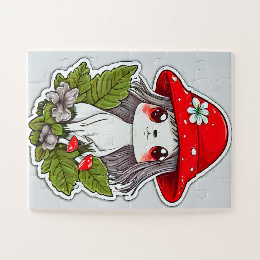 Magic Mushroom Creatures Puzzel Legpuzzel (Horizontaal)