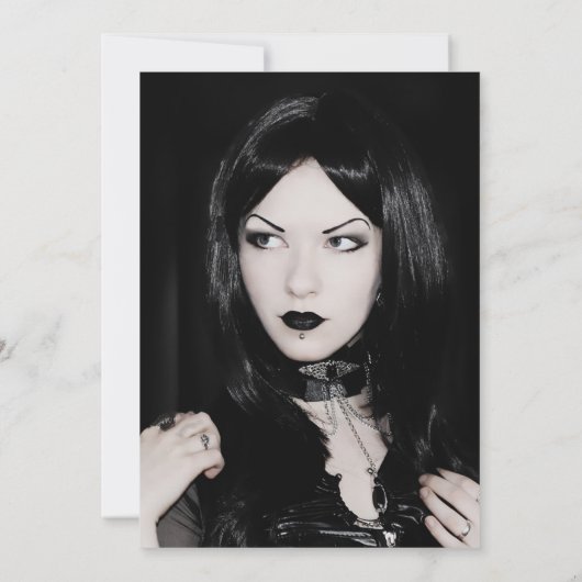 Magic Mushroom Crystal Moon Garden Verjaardag Kaart (Achterkant)