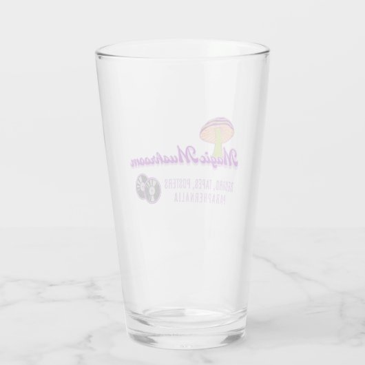 Magic Mushroom Music Store La Mirada Glas (Achterkant)