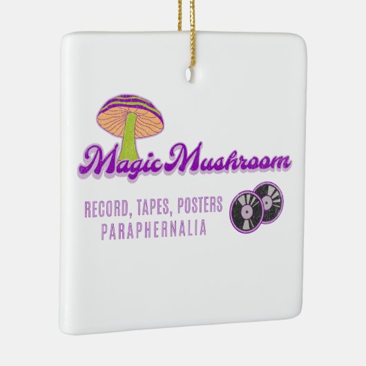 Magic Mushroom Music Store La Mirada Keramisch Ornament (Rechts)