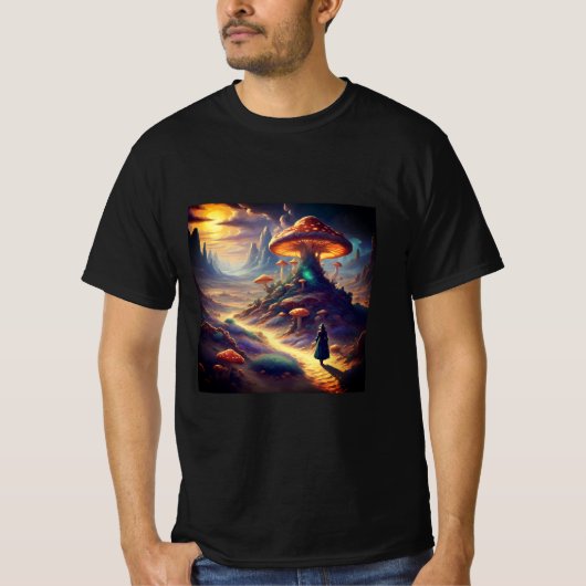 Magic Mushroom Planet T-shirt (Voorkant)