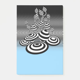 Magic Mushrooms blauw vervagen Post-it notitieblok Post-it® Notes