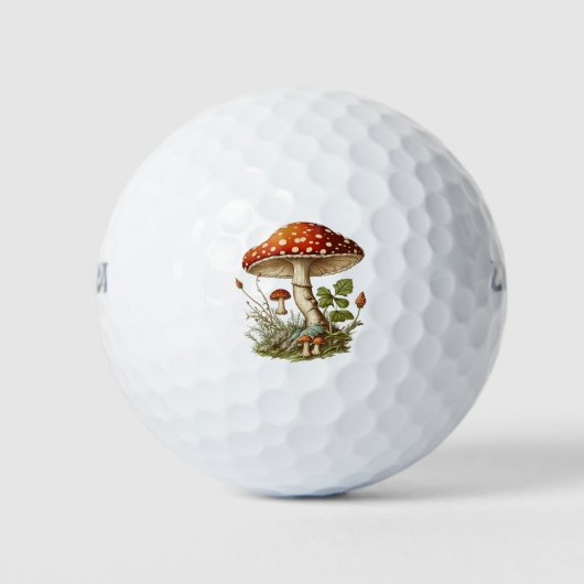 Magic Mushrooms Golf Ballen (Voorkant)
