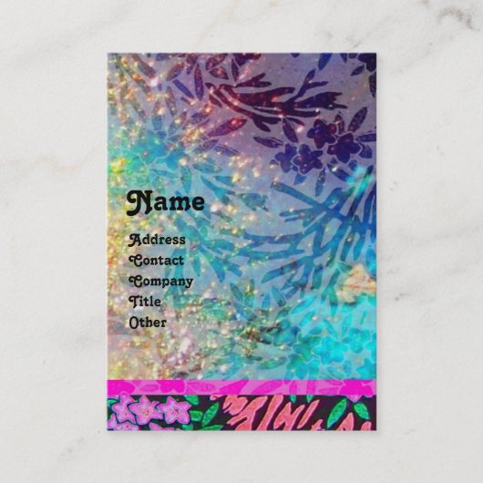 MAGIC MYRTLE MONOGRAM Mousserende reflecties parel Visitekaartje (Voorkant)