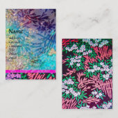 MAGIC MYRTLE / Mousserende goudreflecties Visitekaartje (Voorkant / Achterkant)