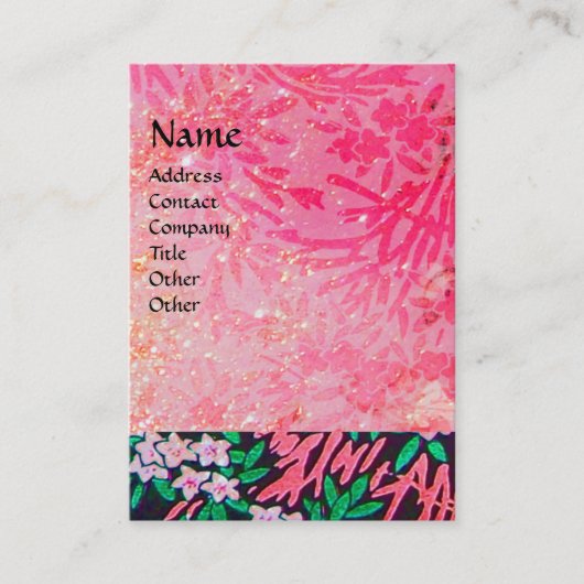 MAGIC MYRTLE / Mousserende goudreflecties Visitekaartje (Voorkant)