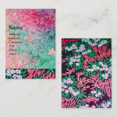 MAGIC MYRTLE / Mousserende goudreflecties Visitekaartje (Voorkant / Achterkant)