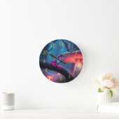 Magic Neon Frog Ronde Klok (Huis)