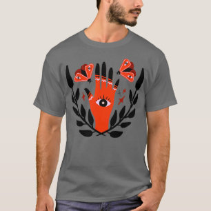 Magic Occult Eye Geel T-shirt