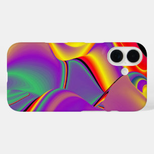Magic of Colors Abstract 3D Rainbowart iPhone 16 Hoesje