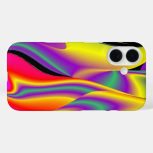 Magic of Colors Abstract 3D Rainbowart iPhone 16 Hoesje