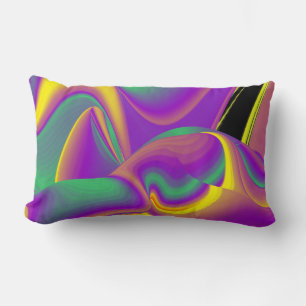 Magic of Colors Abstract 3D Rainbowart Kussen
