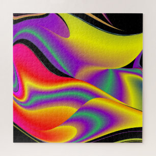 Magic of Colors Abstract 3D Rainbowart Legpuzzel