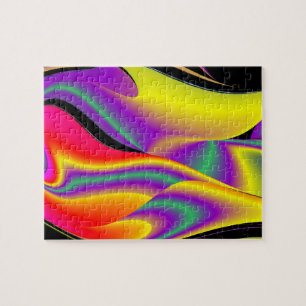 Magic of Colors Abstract 3D Rainbowart Legpuzzel