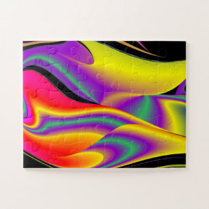 Magic of Colors Abstract 3D Rainbowart Legpuzzel