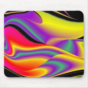 Magic of Colors Abstract 3D Rainbowart Muismat