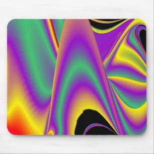 Magic of Colors Abstract 3D Rainbowart Muismat