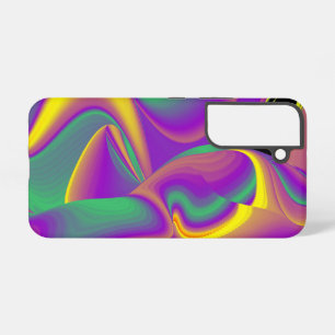 Magic of Colors Abstract 3D Rainbowart Samsung Galaxy Hoesje