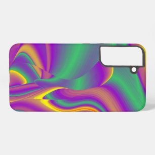 Magic of Colors Abstract 3D Rainbowart Samsung Galaxy Hoesje
