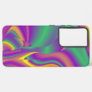 Magic of Colors Abstract 3D Rainbowart Samsung Galaxy Hoesje