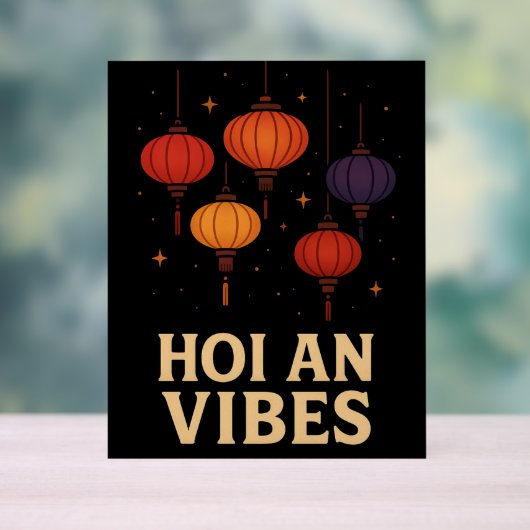 Magic of Hoi An – Lantern Art Acryl Bord (Neutraal)