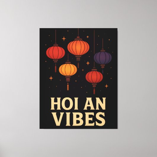 Magic of Hoi An – Lantern Art Canvas Afdruk (Voorkant)