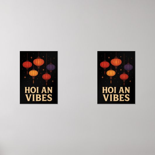 Magic of Hoi An – Lantern Art Muurkunst Sets (Voorkant)