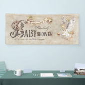 Magic Owl Baby shower Welcome Banner (Beurs)