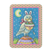 MAGIC OWL & EASTER BASKET, MAGNET OISEAU DE VACANC (Vertical)