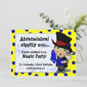 Magic Party Kaart (Staand voorkant)