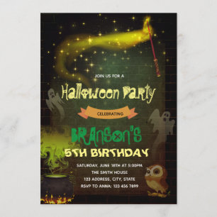 Magic Party verjaardagsuitnodiging Kaart