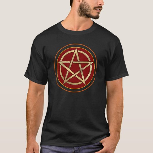Magic Pentacle-symbool T-shirt (Voorkant)