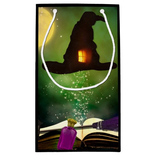 Magic Pet & Magical Spell Book Whimsical Fun Party Klein Cadeauzakje (Achterkant)