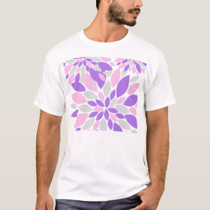 Magic Petals Purple Flowers T-shirt
