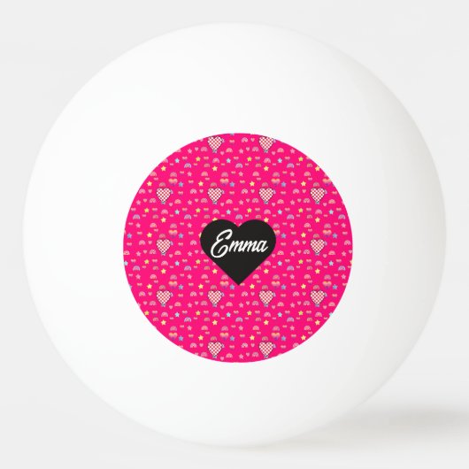 Magic pink candy world pingpongballen (Voorkant)
