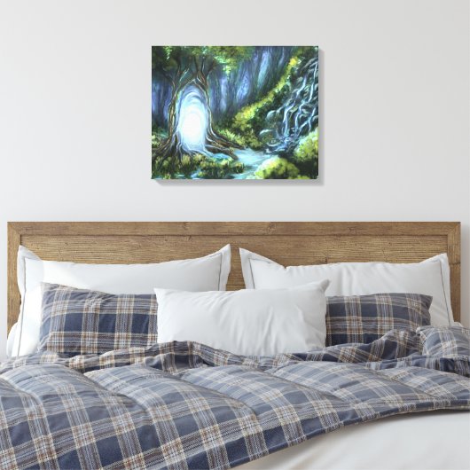 Magic Portal Canvas Afdruk (Insitu (Slaapkamer))