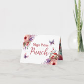 Magic Potion Punch Verjaardags Buffet Label Kaart (Voorkant)