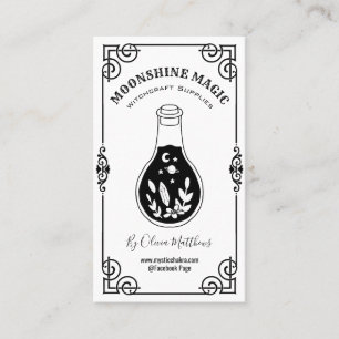 Magic Potion White Witchcraft Visitekaartje