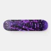 Magic Purple Pink Elephant Skateboard (Horz)