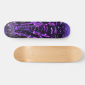 Magic Purple Pink Elephant Skateboard (Horz)